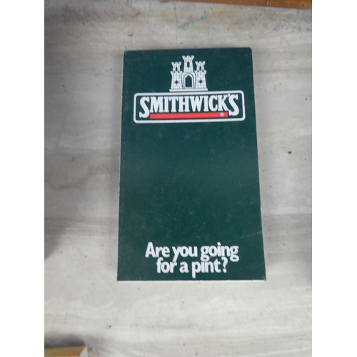 293 - A collection of vintage pub notebooks to include Guinness, Smithwick's and more.