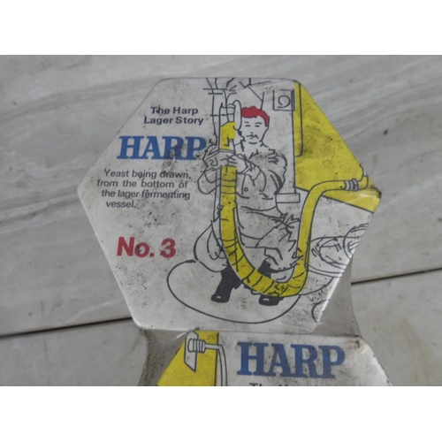 294 - An unopened pack of Harp Larger coasters.