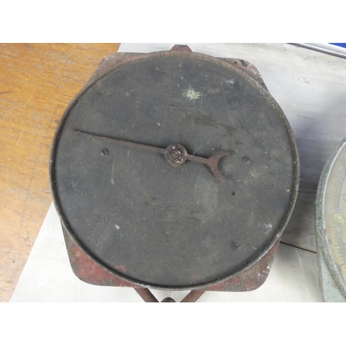 341 - A antique Salter scales for restoration.