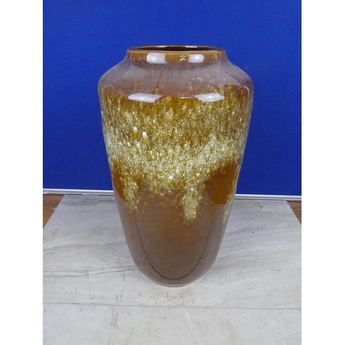 367 - A stunning large vintage West German pottery vase, number 517-38.   Approx 40cm.