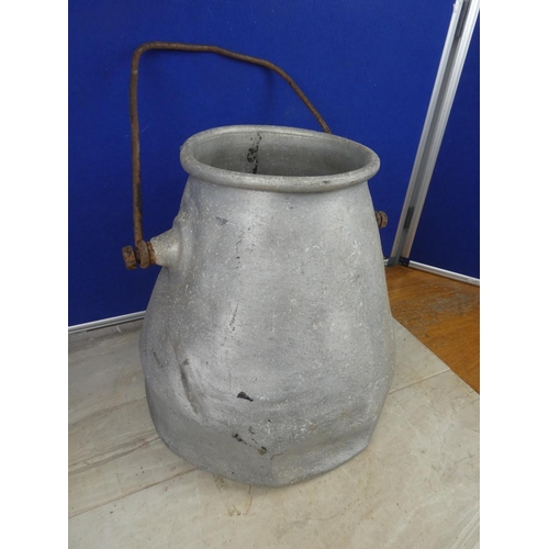 368 - A large vintage milk pail.   Approx 35cm.