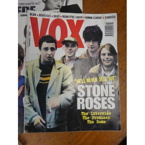 378 - A collection of Vox music magazines and more.