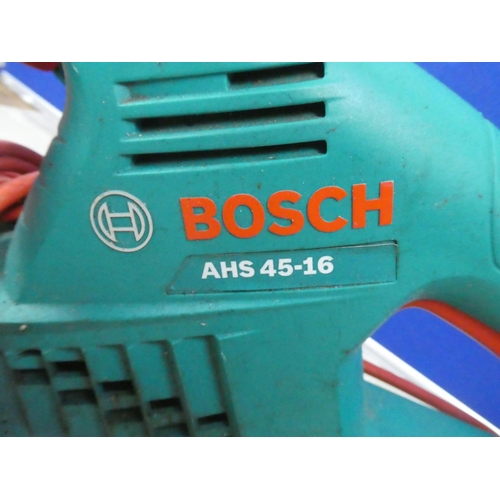 390 - A Bosch hedge trimmer (untested).