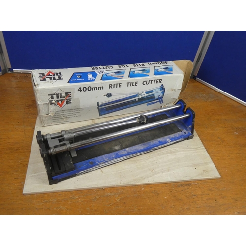 395 - A boxed Tile Rite 400mm tile cutter.