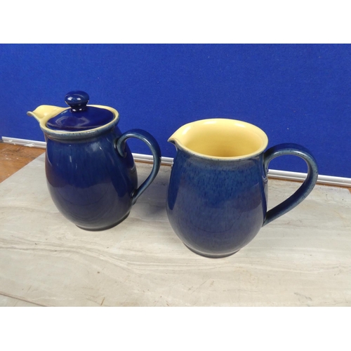 311 - Two Denby Pottery stoneware jugs.