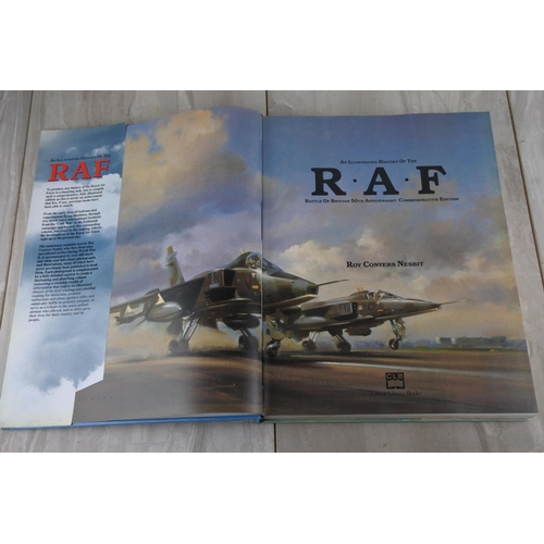 115 - A large 'An Illustrated History of the RAF' by Roy Conyers Nesbit.