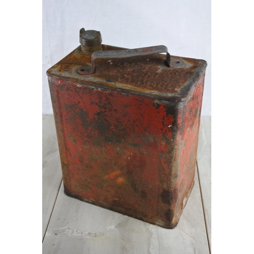 158 - A vintage petrol can.