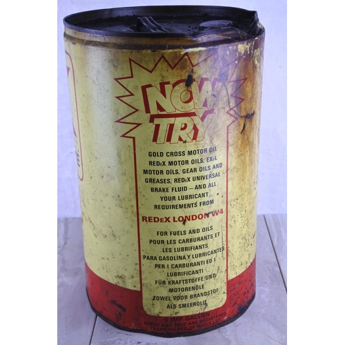 160 - A vintage 'Red' additive storage container.