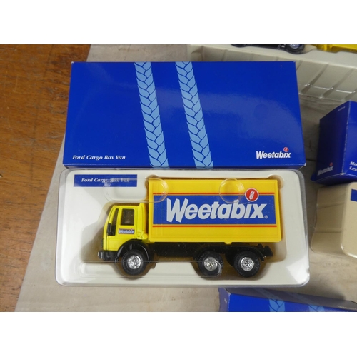 423 - A lot of four Corgi Classic 'Weetabix' toy vehicles in original boxes.