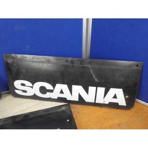 429 - Four Scania mud flaps.