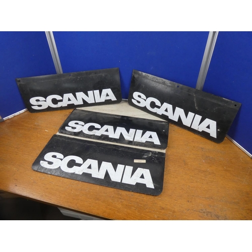 429 - Four Scania mud flaps.