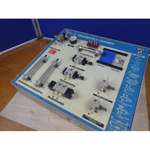 430 - A retro Pneumatics trainer display.