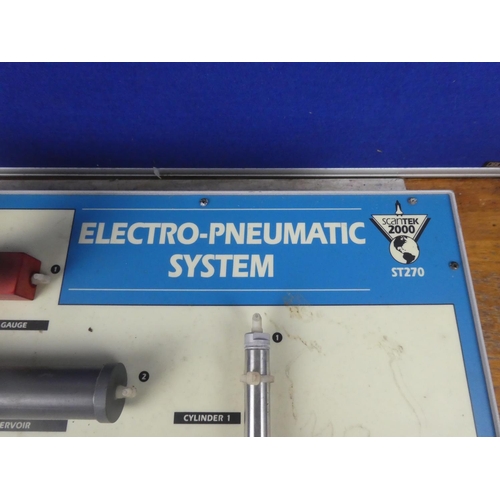 433 - A retro Electro Pneumatic System training display.