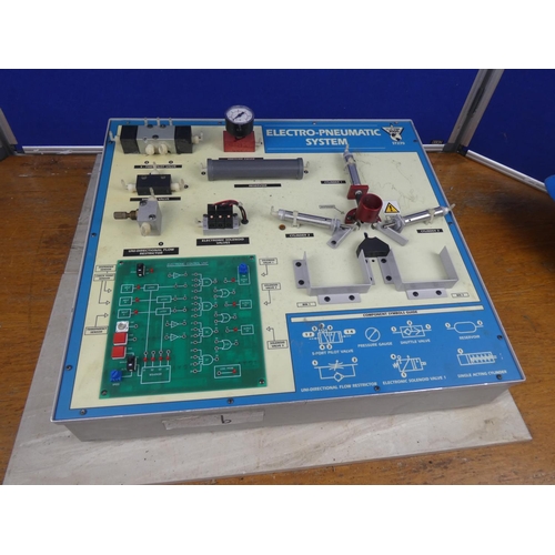 433 - A retro Electro Pneumatic System training display.