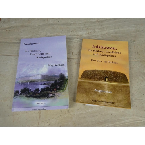 451 - Two history books 'Innishowen - Its History, Traditions and Antiquities part one and two.