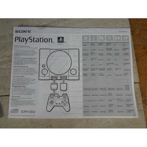 454 - Two Playstation instruction booklets.