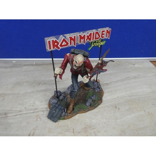 466 - A vintage Iron Maiden 'The Trooper' figure.