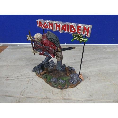 466 - A vintage Iron Maiden 'The Trooper' figure.