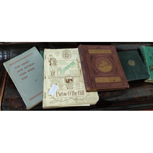 86 - An assortment of antique and vintage books.