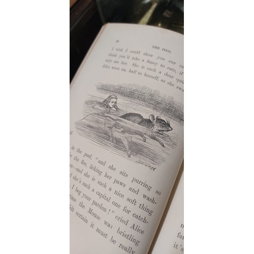 288 - A rare cope of Alice's Adventures in Wonderland by Lewis Carroll with 42 illustrations by John Tenni... 