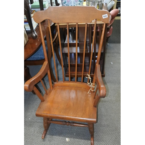 643 - A rocking chair.