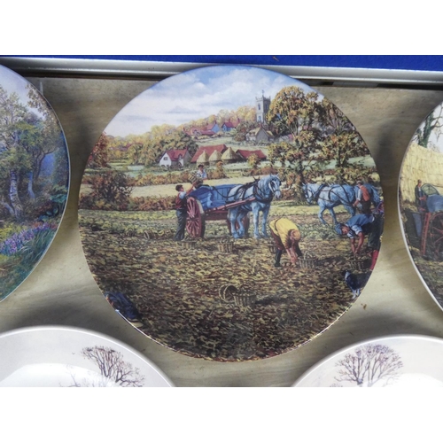 710 - A large assortment of Wedgwood collectors plates.