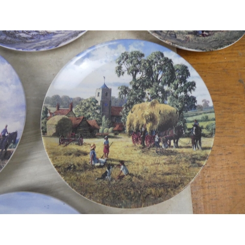 710 - A large assortment of Wedgwood collectors plates.