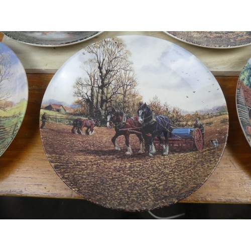 710 - A large assortment of Wedgwood collectors plates.