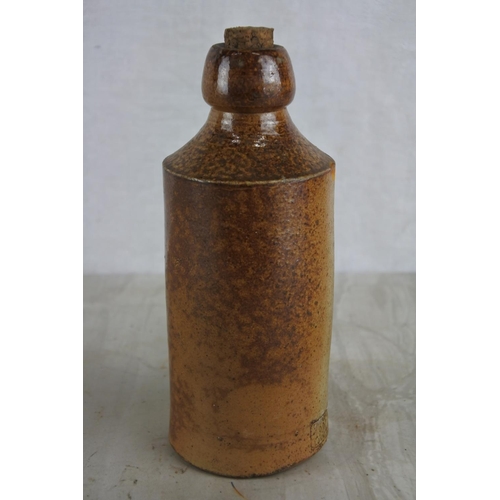 166 - An antique Lovatt Ware 1901 - G Leigh, Stockport stoneware bottle.