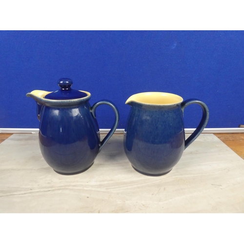 311 - Two Denby Pottery stoneware jugs.
