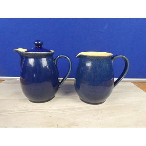 311 - Two Denby Pottery stoneware jugs.