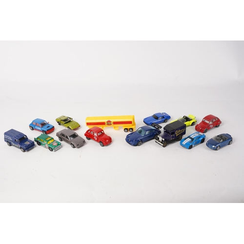 25 - A collection of Corgi diecast cars and more.