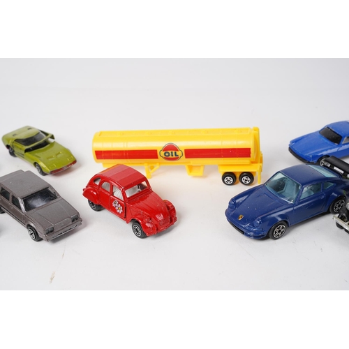 25 - A collection of Corgi diecast cars and more.
