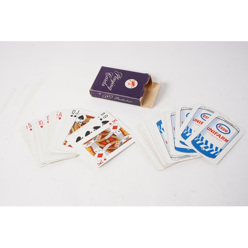 41 - A vintage pack of Jarvis, Porter Ltd 'Esso Unifarm' playing cards.