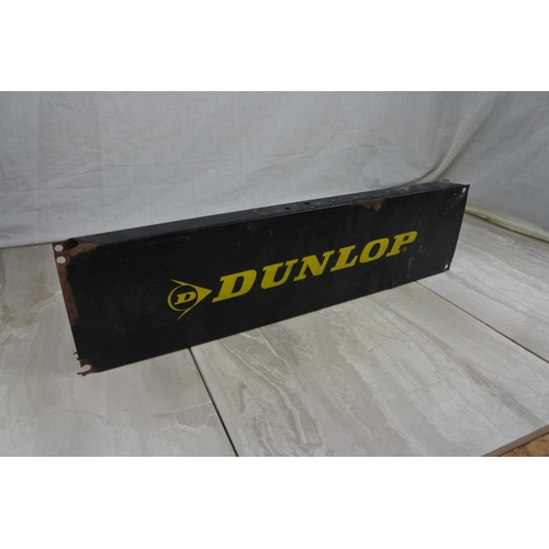 149 - A Dunlop metal sign, Approx 46x12cm.