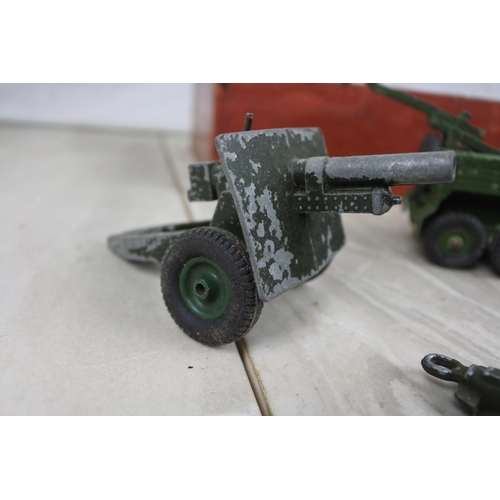 183 - A lot of vintage diecast military toy vehicles.