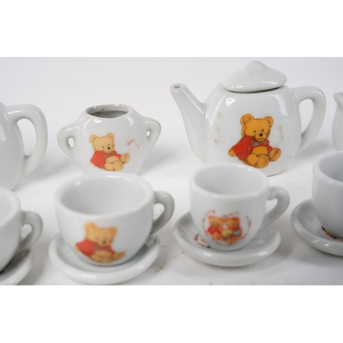 258 - A miniature / children's ceramic tea set.