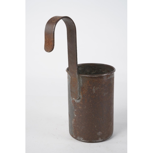 274 - An antique milk ladle, reading, 'PINT GR 40B 46'.