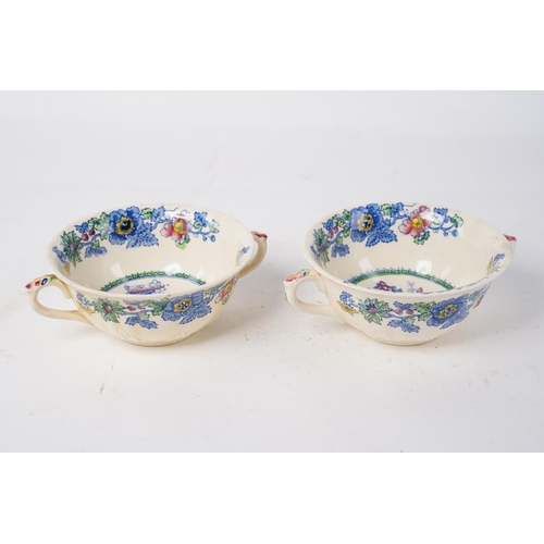 360 - Two Mason's Ironstone 'Strathmore' pottery soup bowls.