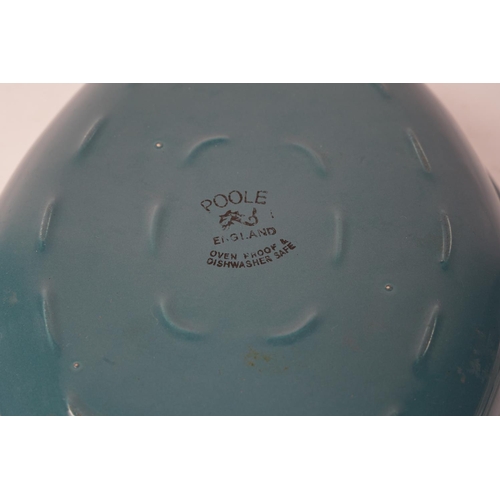 363 - A vintage Poole Pottery casserole dish.