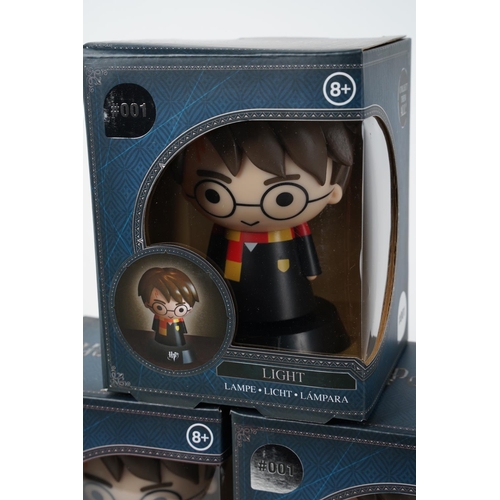 395 - Three boxed Harry Potter lights.