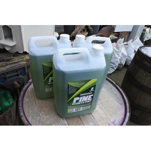 760 - Three 5 litre containers of Pine Disinfectant.