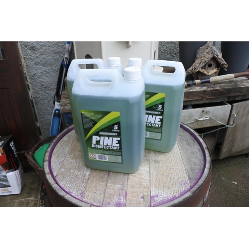 760 - Three 5 litre containers of Pine Disinfectant.