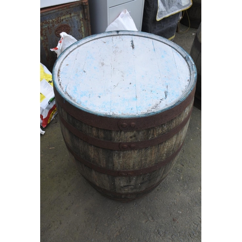 771 - A whiskey barrel from the Atlantic Bar/Londonderry Arms, Portrush.