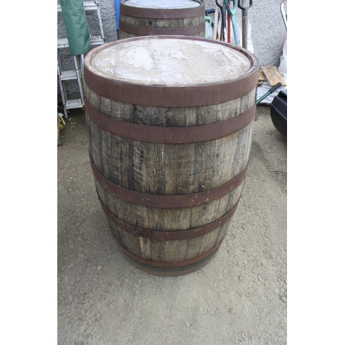 778 - A whiskey barrel from the Atlantic Bar/Londonderry Arms, Portrush.