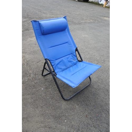 779 - A folding chair.