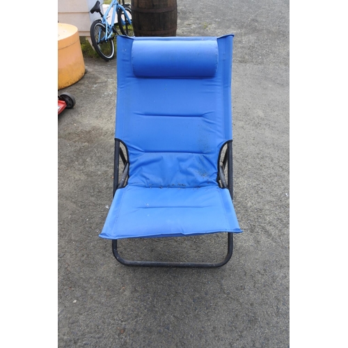 779 - A folding chair.