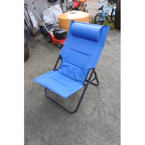 779 - A folding chair.