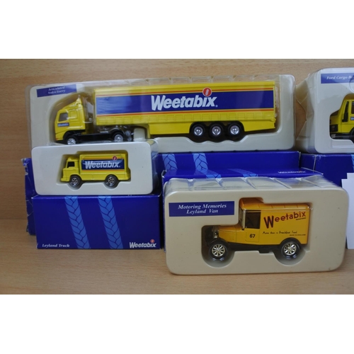 1178 - Four boxed Weetabix collectors vehicles.