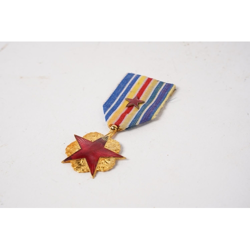 669 - A French 'War Wounded Star' medal.